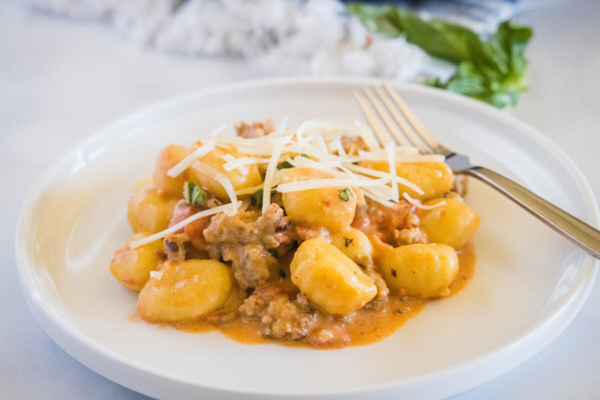 This gnocchi with Italian sausage is what I make when I want dinner to feel comforting without turning into a whole production.