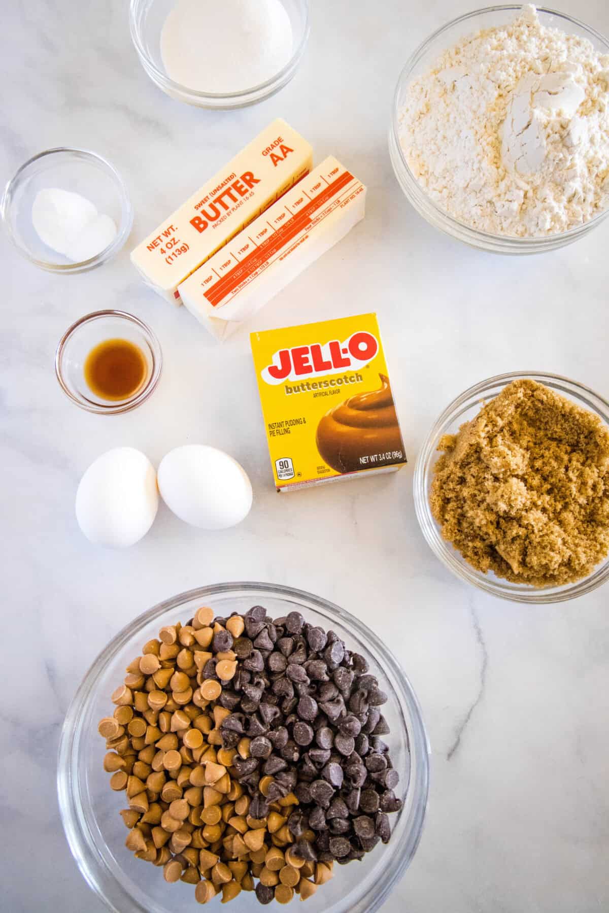 butterscotch chip cookie ingredients