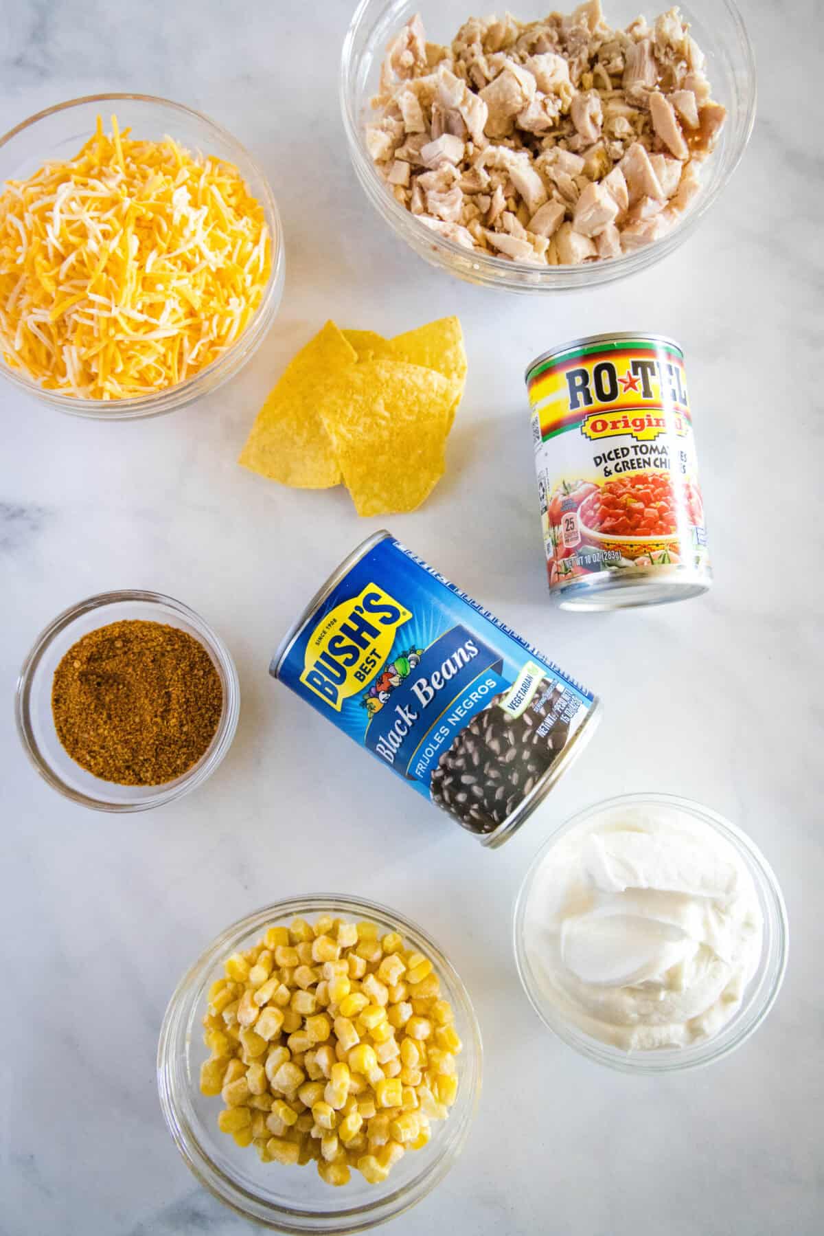 chicken taco casserole ingredients