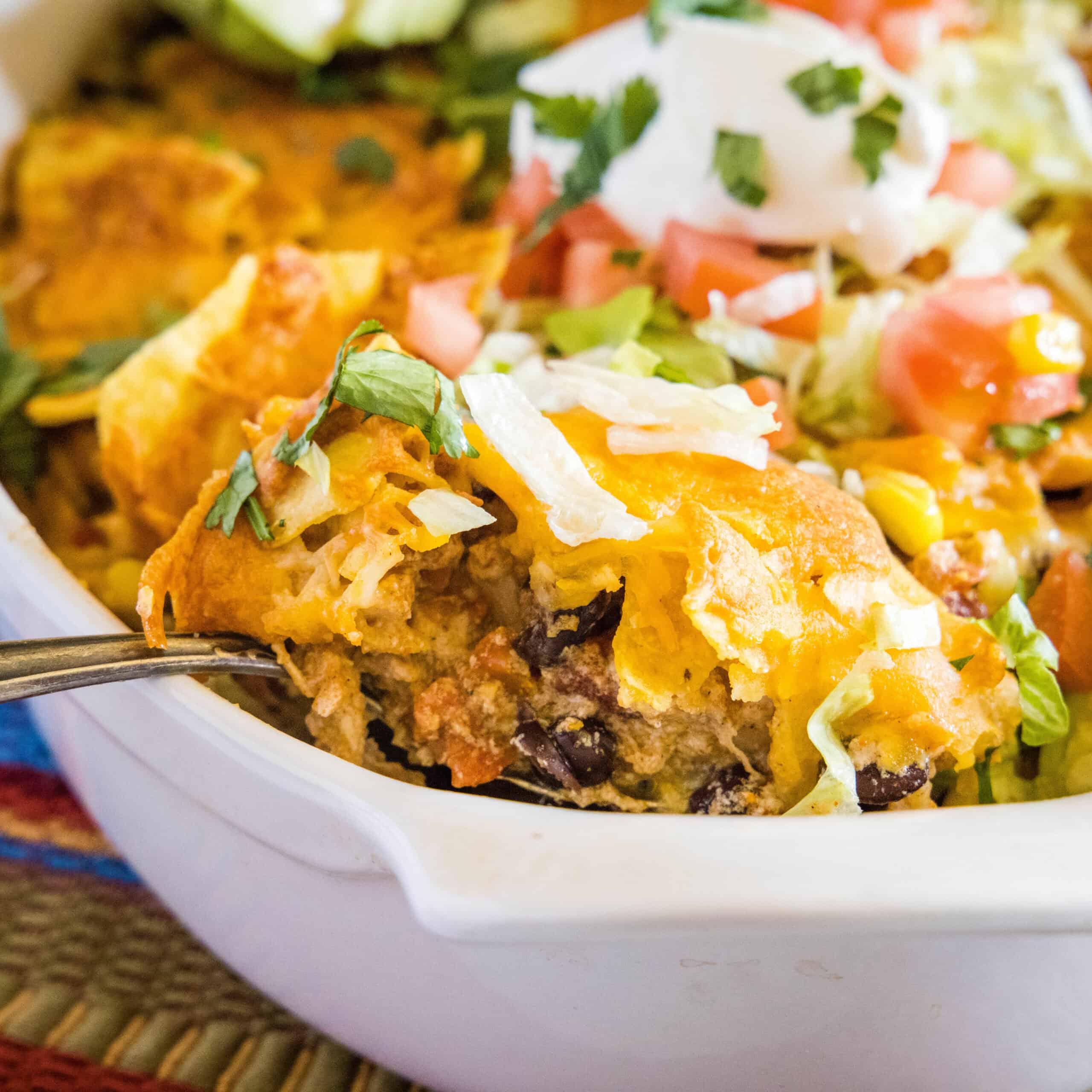 Chicken Taco Casserole