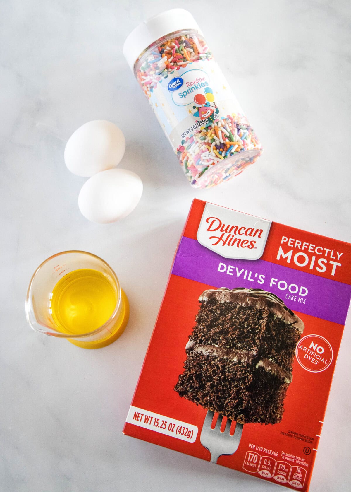chocolate sprinkle cookie ingredients