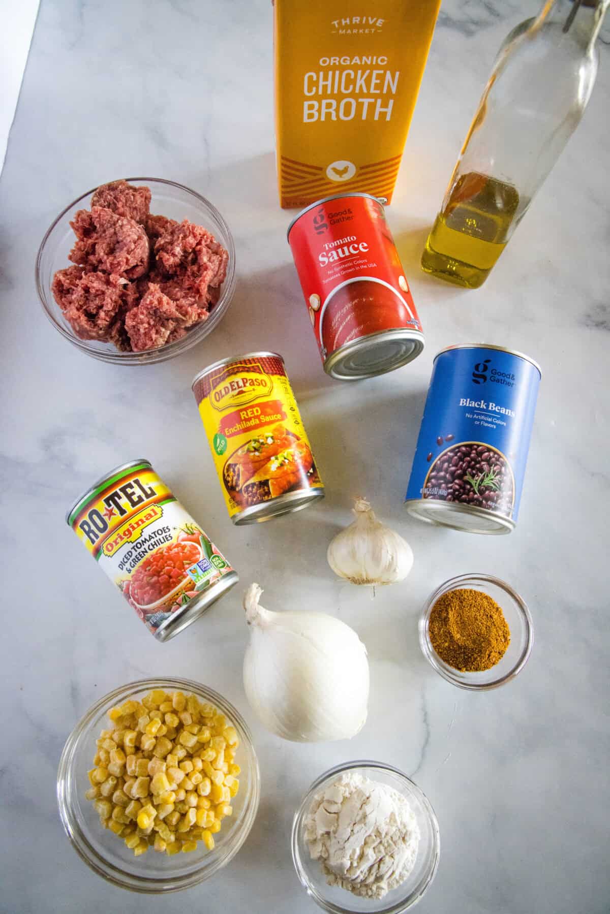 taco soup ingredients