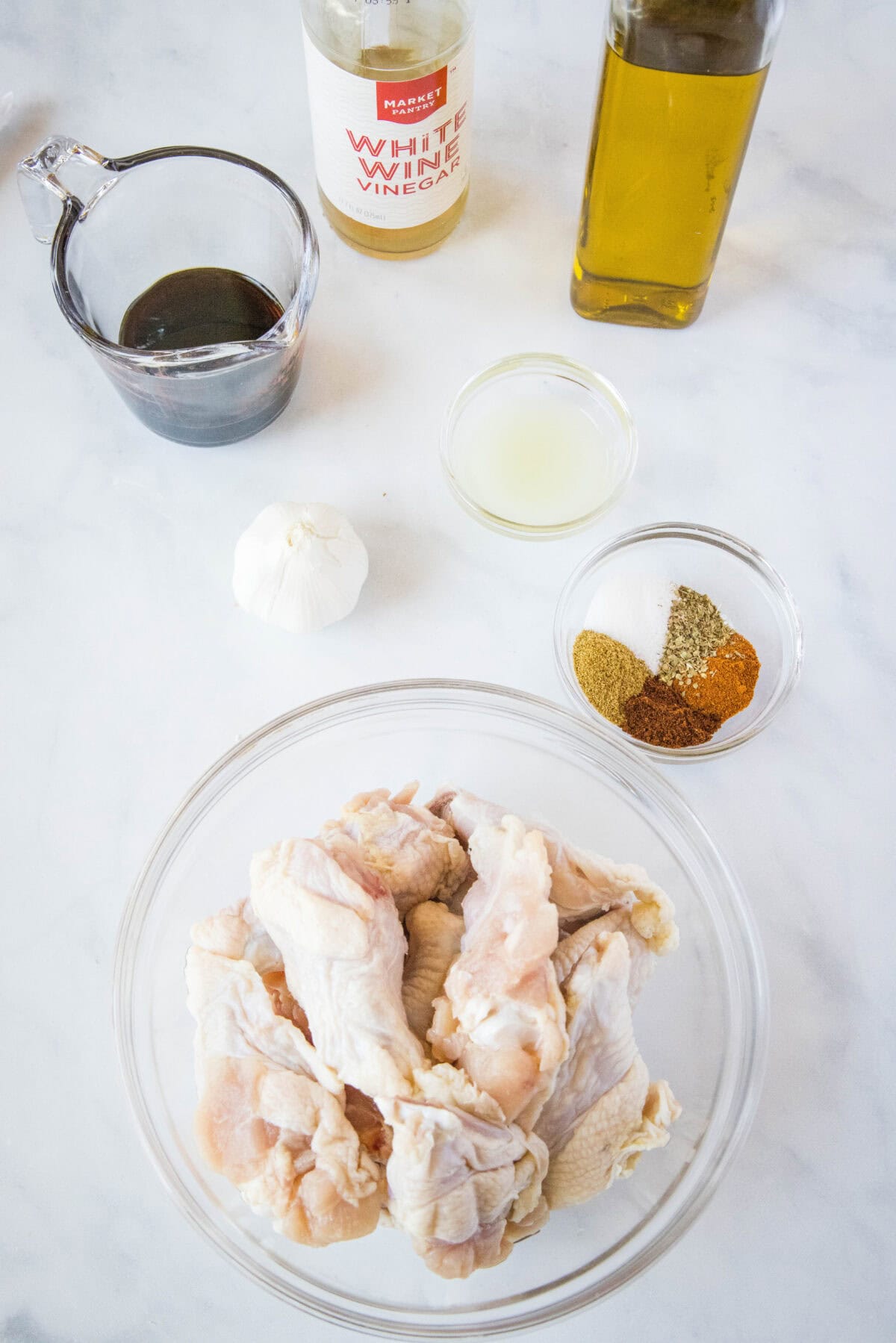 baked chicken wing ingredients