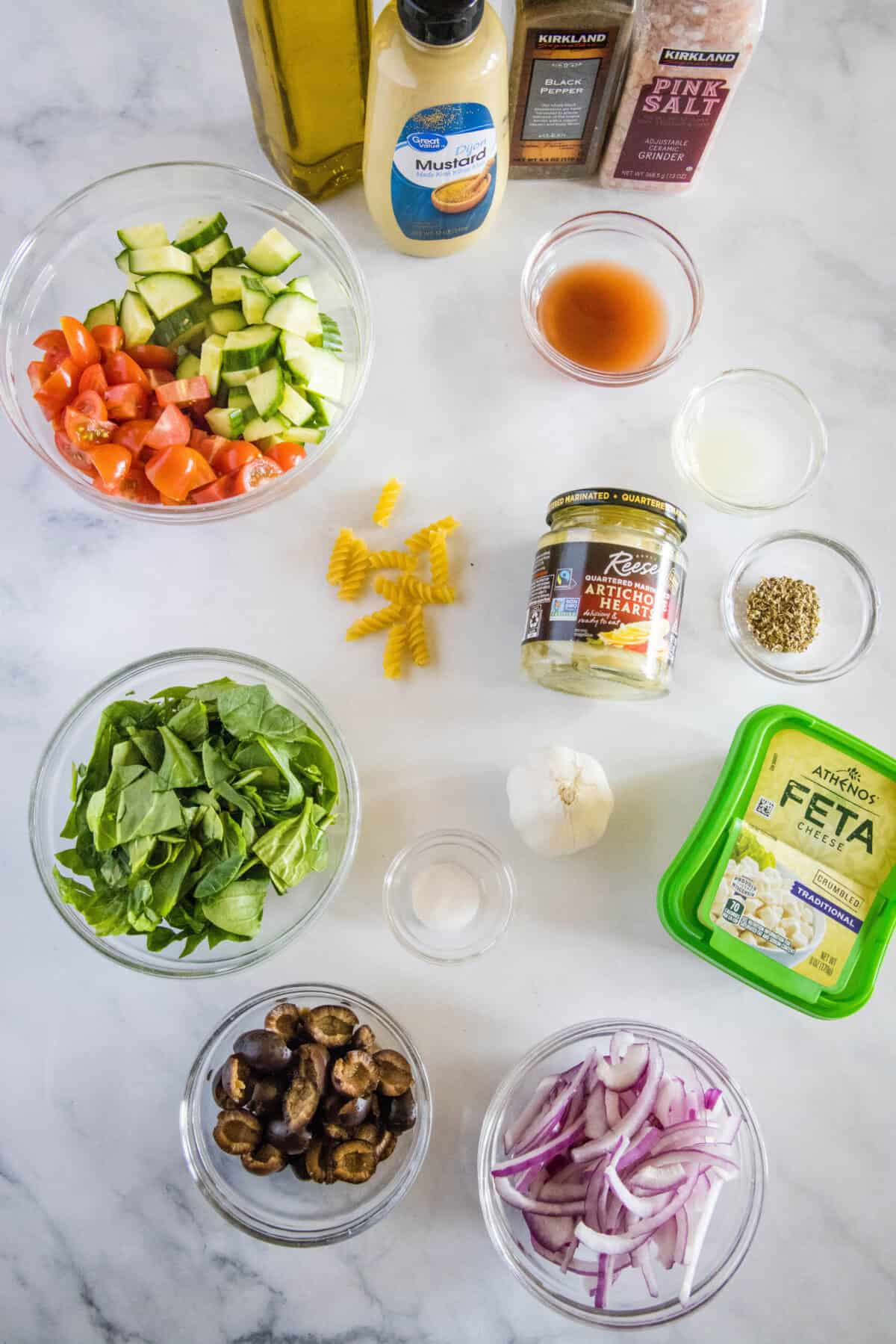 mediterranean pasta salad ingredients