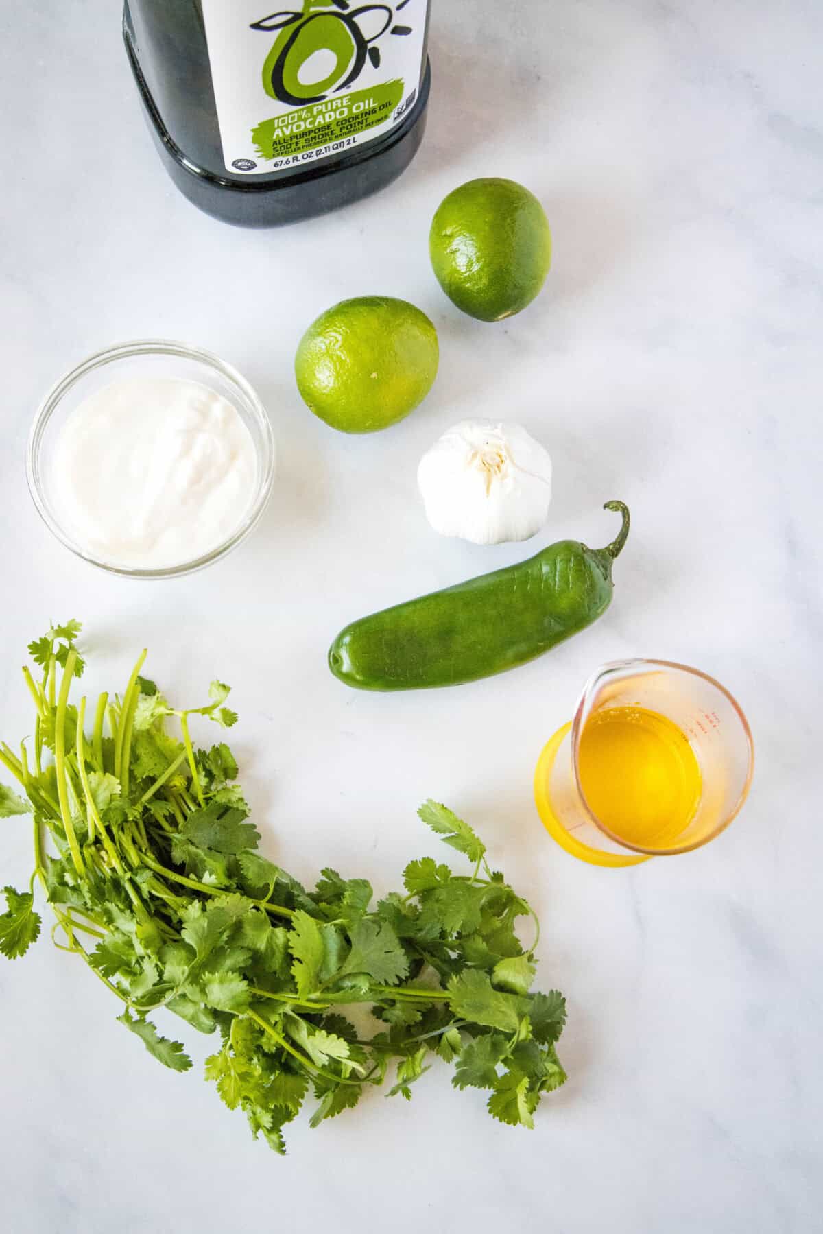 cilantro lime dressing for cobb salad