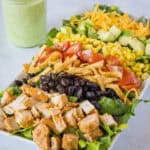 close up southwest cobb salad