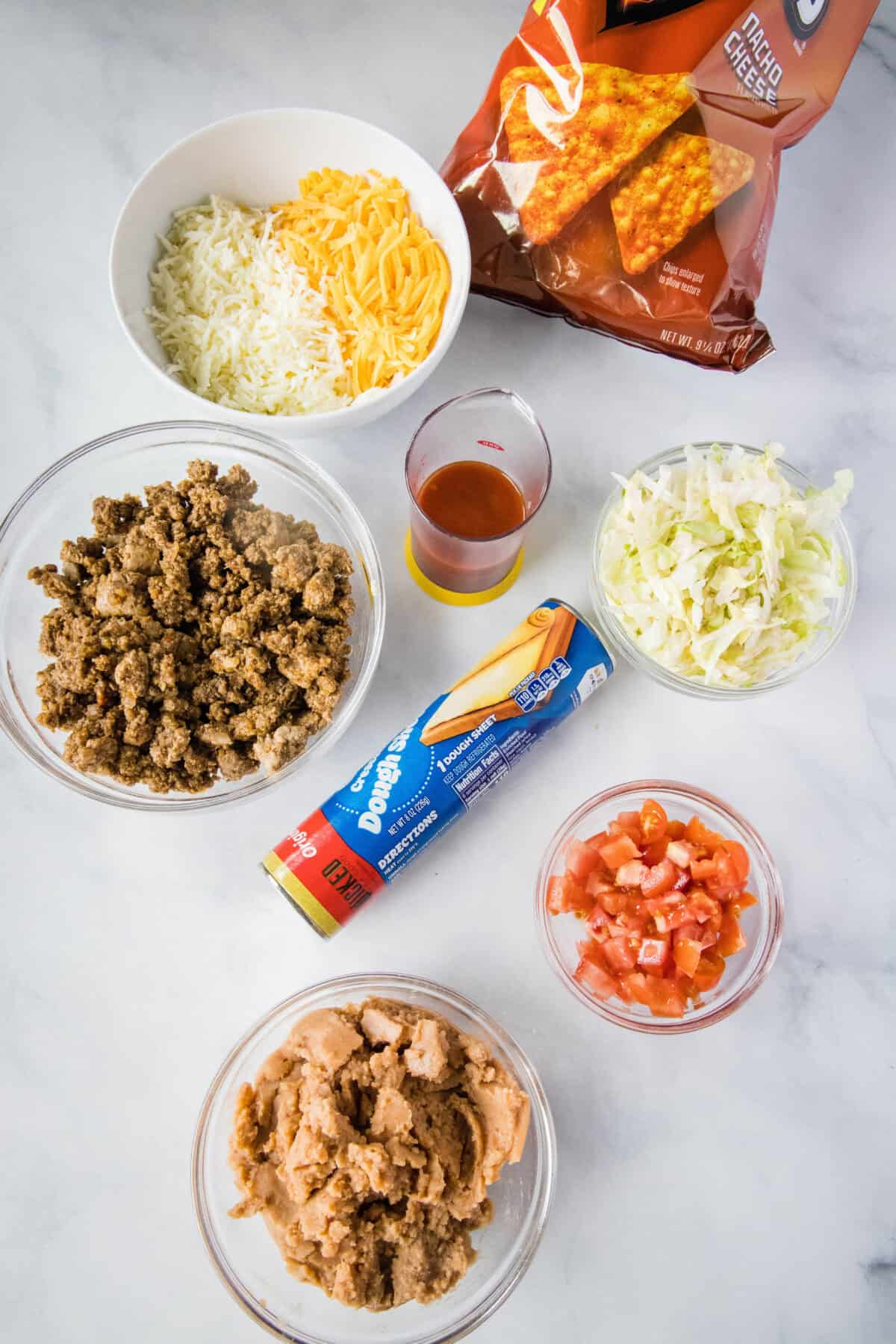 taco pizza ingredients