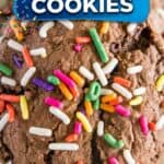 Chocolate Sprinkle Cookies