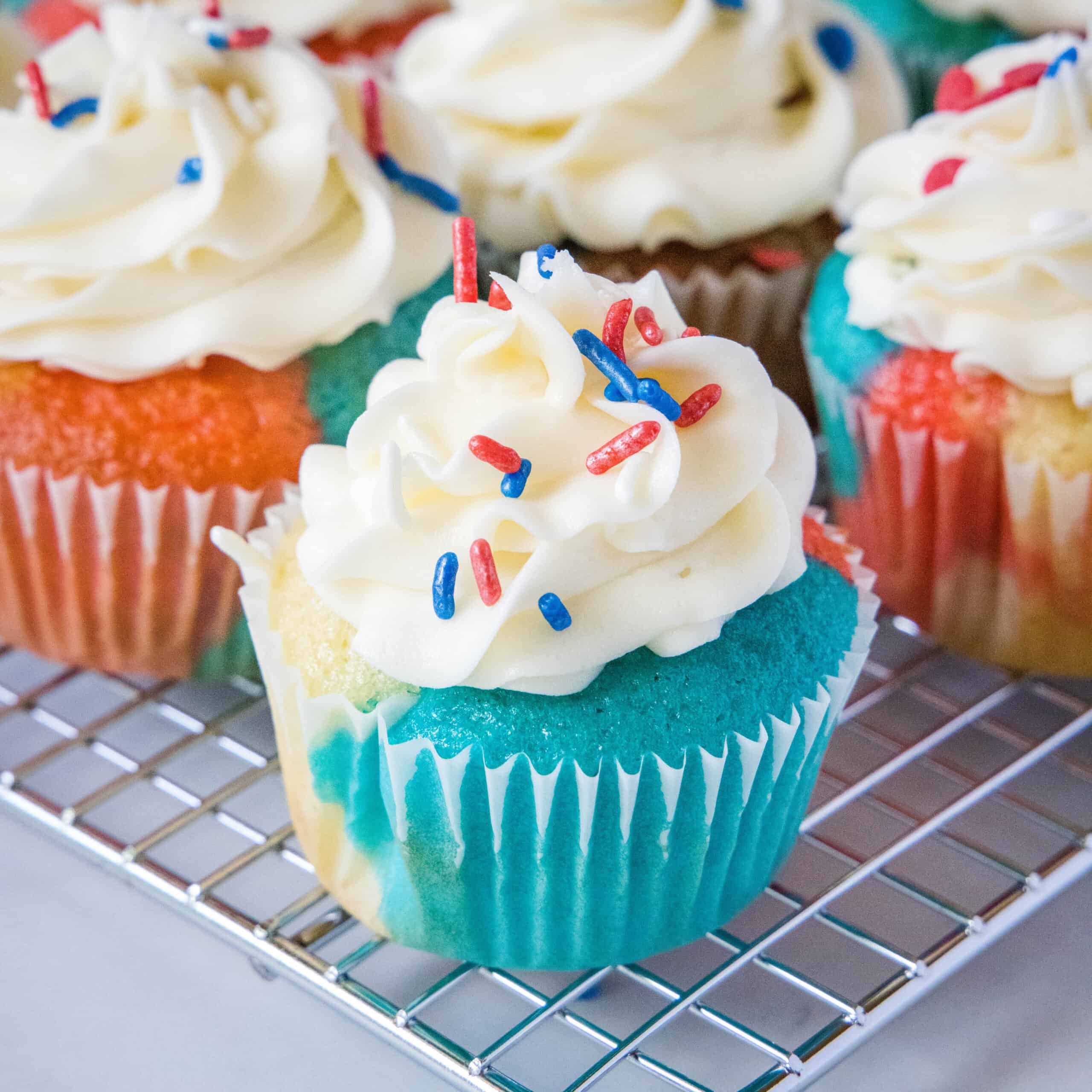 4th of July Cupcakes