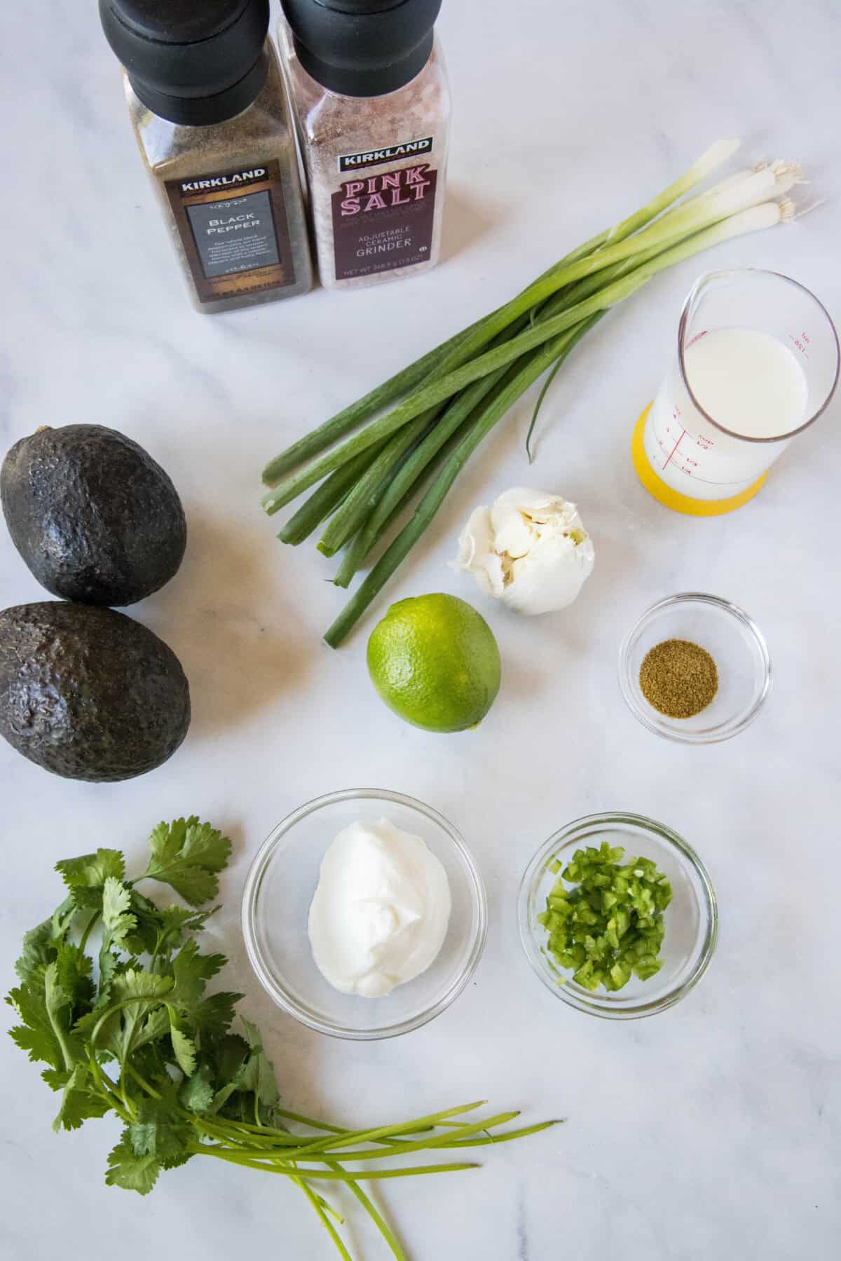 creamy avocado dressing ingredients