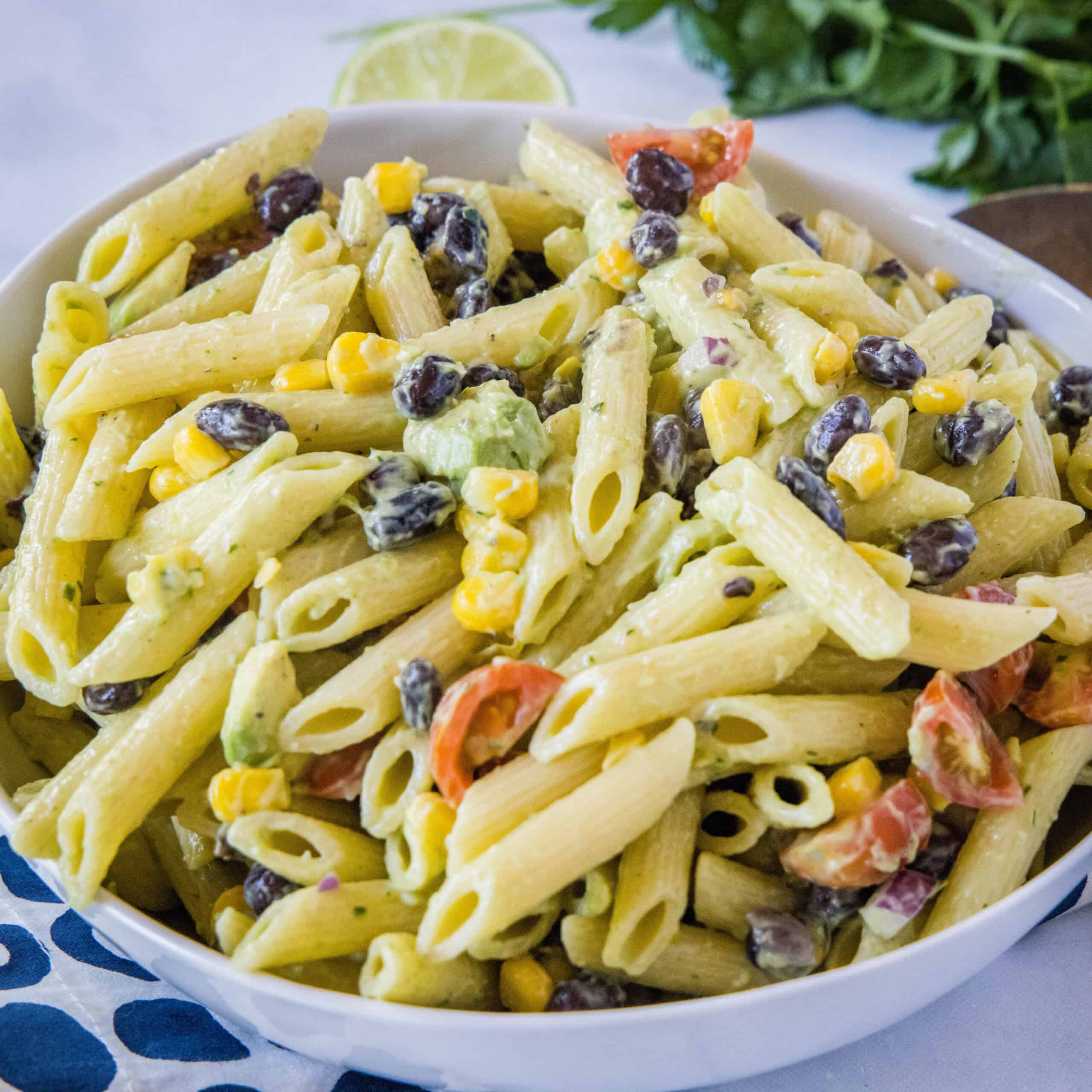 Creamy Avocado Pasta Salad