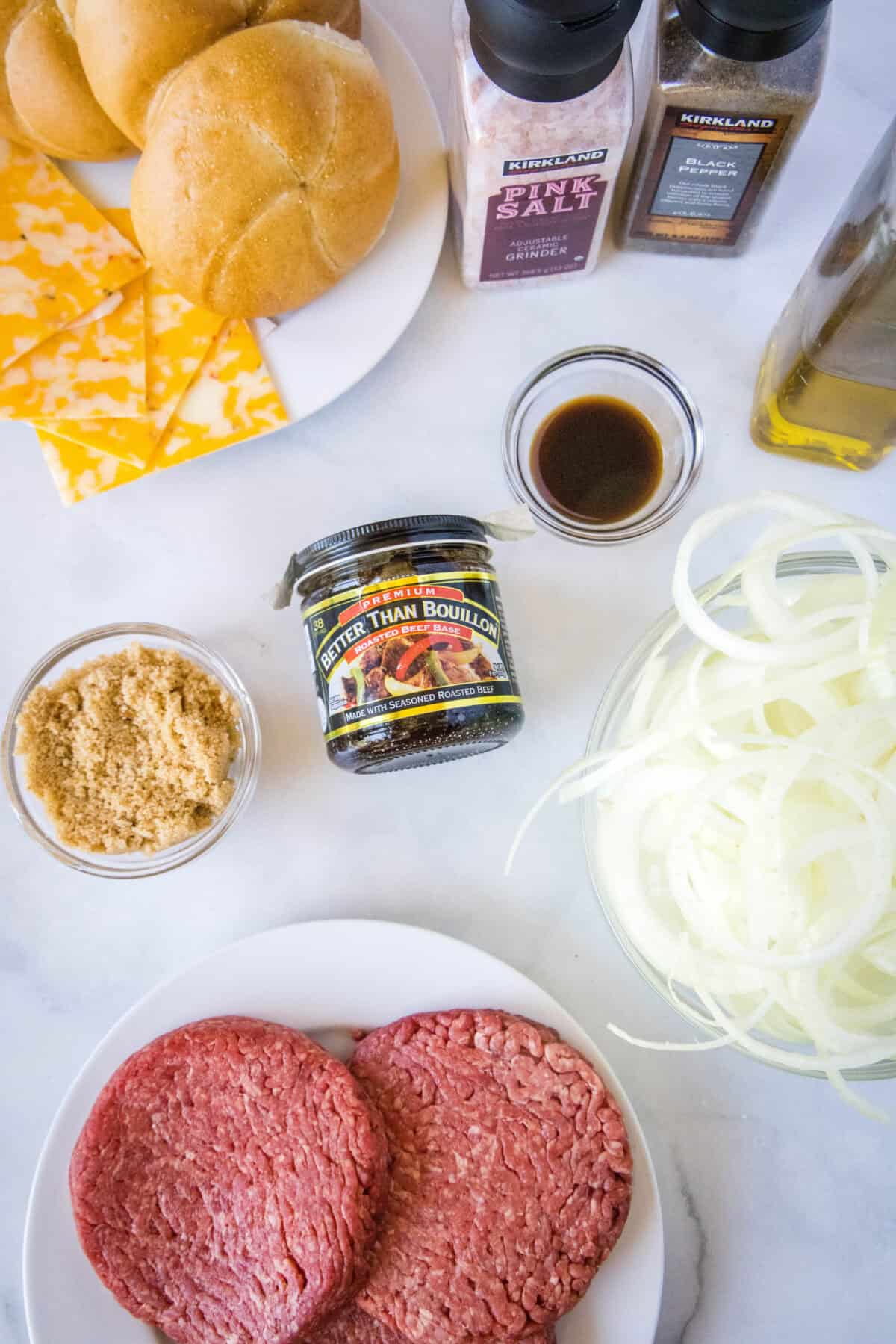 caramelized onion burgers ingredients