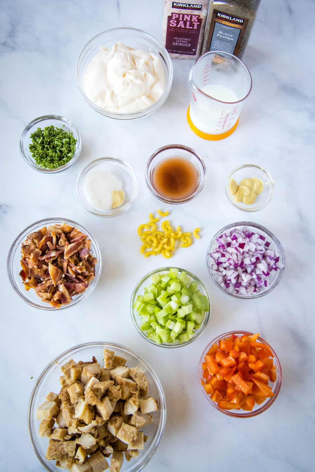 chicken macaroni salad ingredients