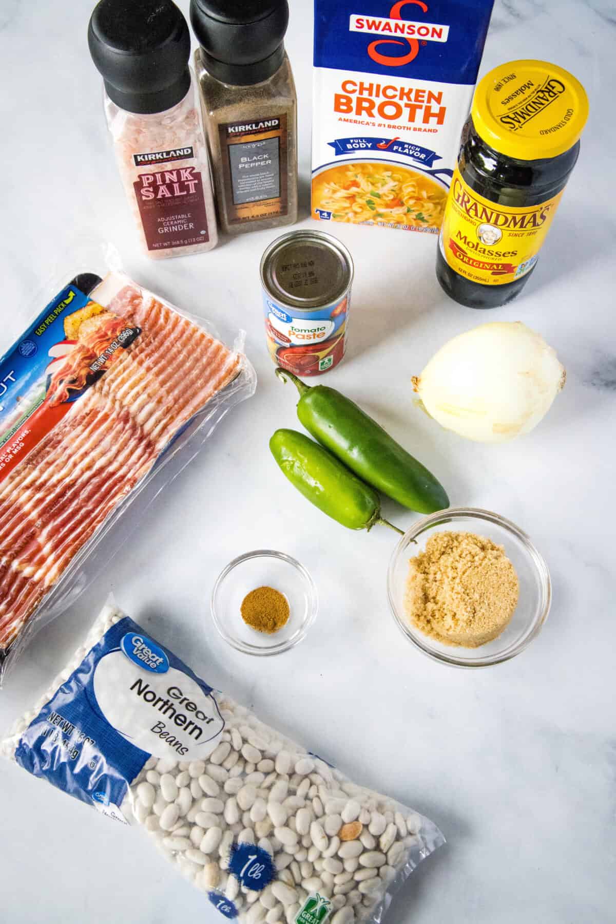 slow cooker baked beans ingredients