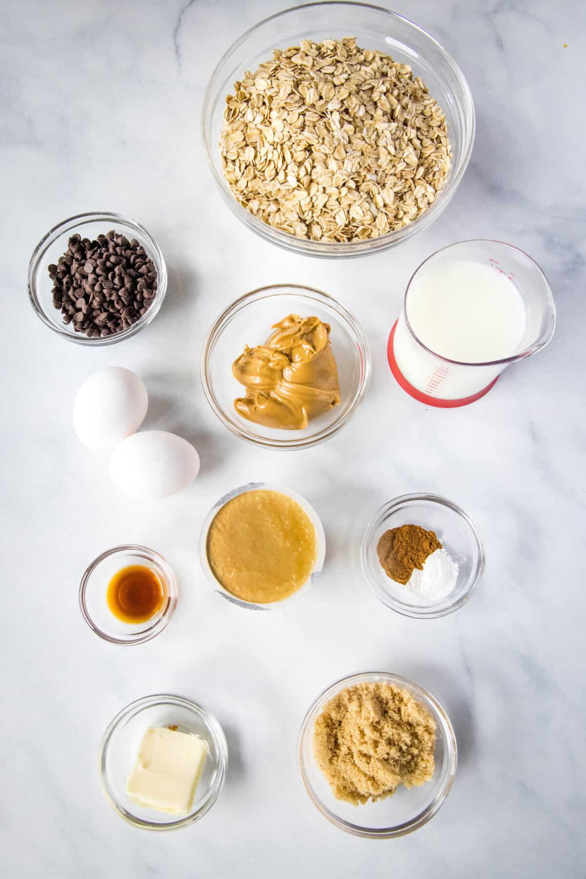baked oatmeal cup ingredients