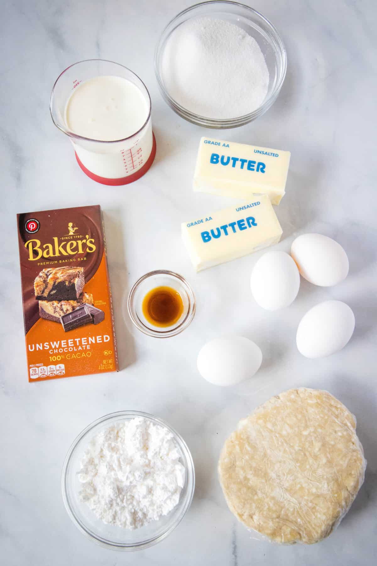 french silk pie ingredients