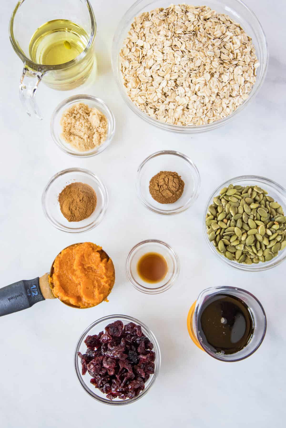 pumpkin granola ingredients