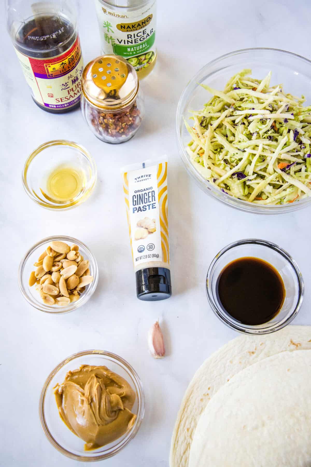 asian chicken wrap ingredients