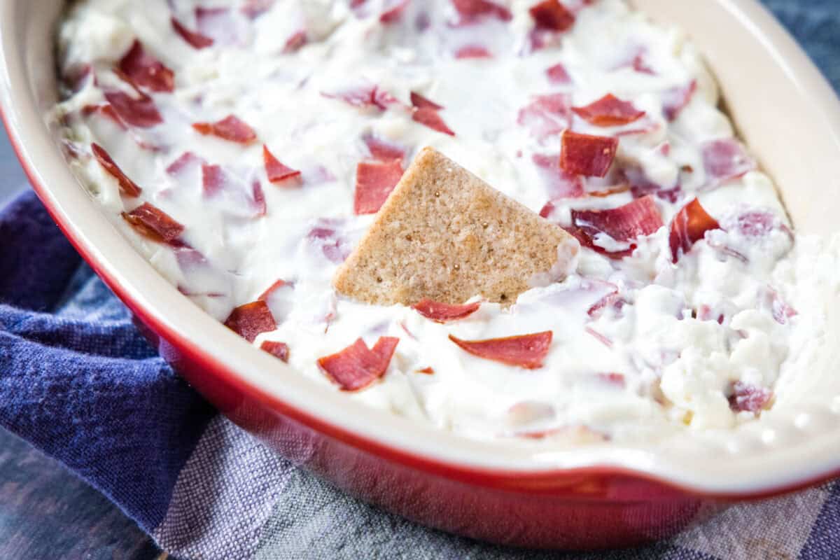 cracker in beef dip