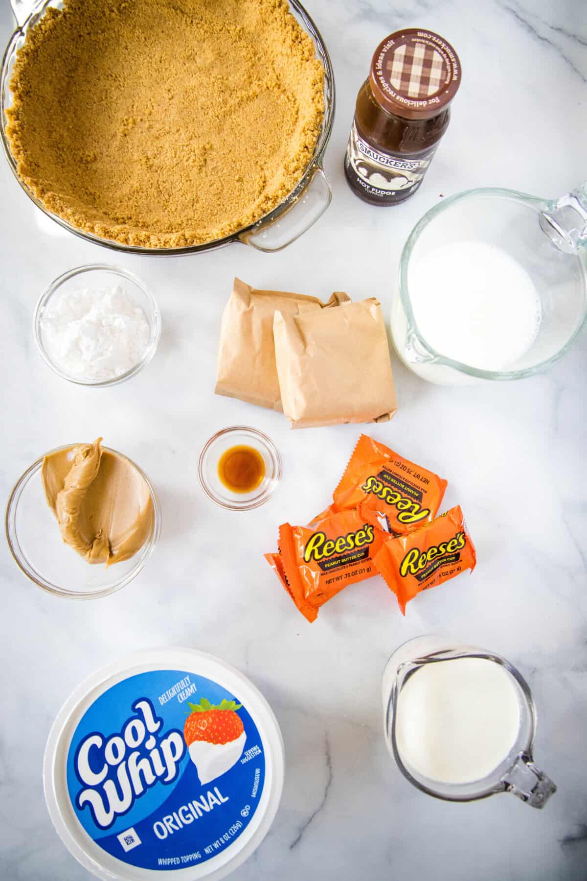 peanut butter cream pie ingredients